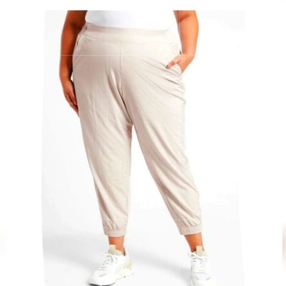 Athleta Brooklyn Textured Windowpane Jacquard Jogger Size 3x - Picture 1 of 5